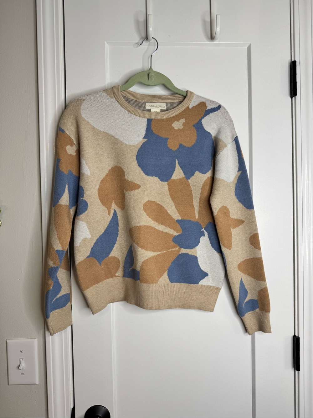 Cynthia Rowley Flower Sweater